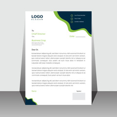 Minimalist concept business style design. Professional & modern letterhead with geometric shapes. Vector graphic design Elegant letterhead template design in minimalist style