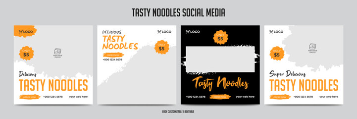 Barbeque social media post template delicious grill bbq food social media web banner 