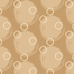 Background with abstract shape circles.