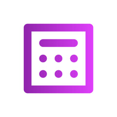 calculator gradient icon