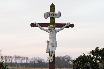 The old danish crucifix in Skovsbo