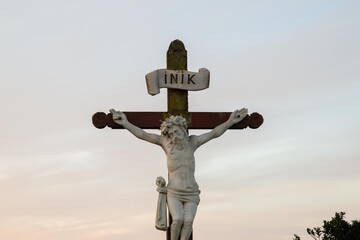 The old danish crucifix in Skovsbo