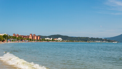 Fototapeta premium praia de jurere florianópolis santa catarina brasil jurerê internacional