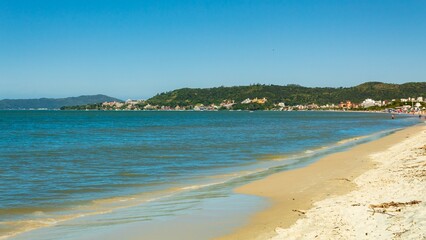 paisagem da praia de jurere florianópolis santa catarina brasil jurerê internacional