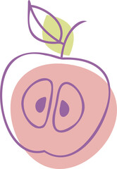 Boho design element. PNG with transparent background