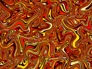 Red lava ink marble painting background design