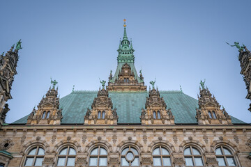 Obraz premium Hamburg City Hall - Hamburg, Germany