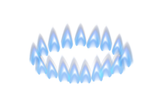 Gas, Blue Flame Or Burner. Flames Stove. Png