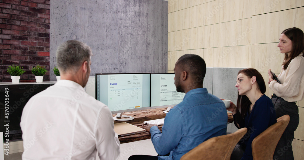 Poster Electronic Business Invoice Check Using Software
