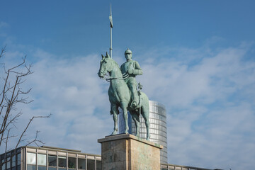 8th Prussian Cuirassiers Memorial - The Lancer - Cologne, Germany