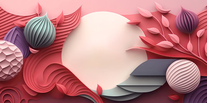 Abstract art templates with floral and geometric elements. Suitable for social media posts, mobile apps, banners design and web/internet ads. banner template design. digital ai art