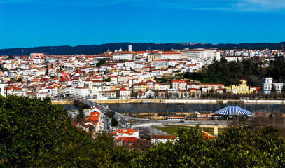 Fototapeta na wymiar Panorama of city of Coimbra, Portugal 