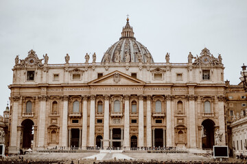 Fototapeta na wymiar Vatican City State in rome italia italy Church monuments europe pope religions 