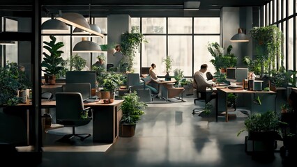 interior of an office