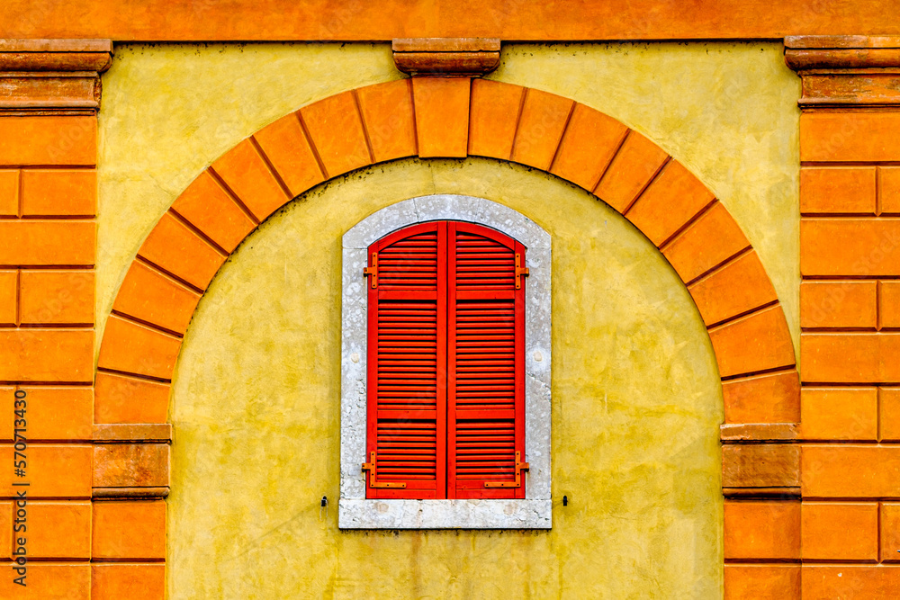 Wall mural old arch at a historic building