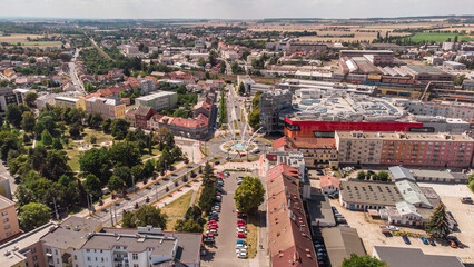 Obraz premium Hradec Kralove from above