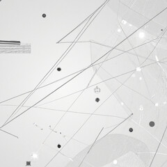Abstract background with lines- desktop illustration-grey technology background