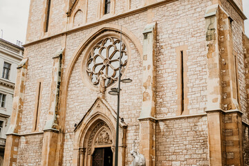 Streets and architecture in sarajevo Bosnia balkan old church buildings