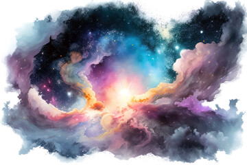 abstract space nebulae background