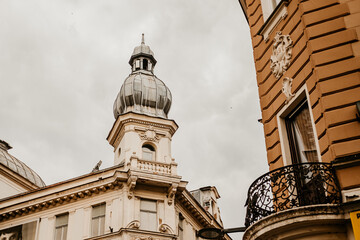 Streets and architecture in sarajevo Bosnia balkan old church buildings