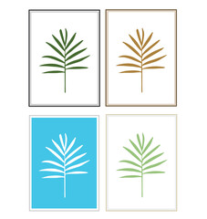 Print Palm Nature Chart