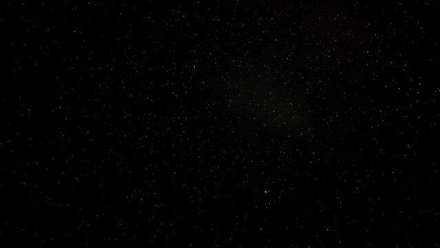In late January through early Feruary, 2023 the rare green comet C/2022 E3 (ZTF) passed near Polaris. This timelapse video shows the comet moving past the stars as they spin around the north star.