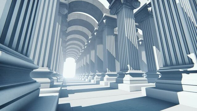 Movement on the white temple