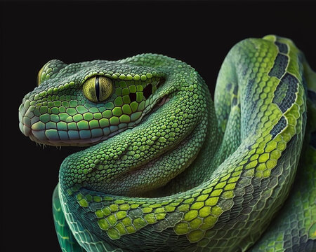  Exploring the Connection Between Green Python Chondro Python and their Twig Habitat