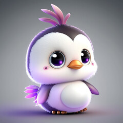 Obraz premium monster penguin