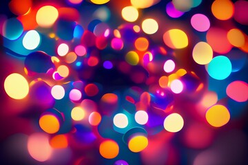 abstract bokeh background - Generate AI