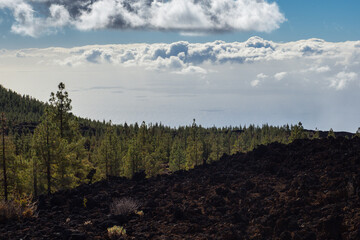 El Teide National Park clouds impressions Tenerife Canary Islands, Spain
