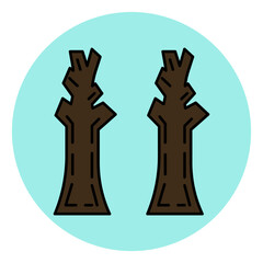 tree trunk icon