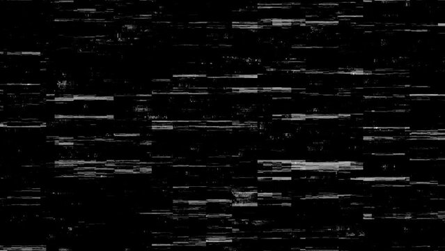 Glitch noise static television VFX. Visual video effects stripes background, tv screen noise glitch effect