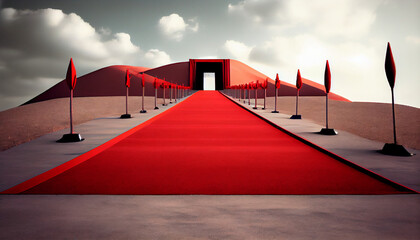 Red carpet pathway to fame, generative ai