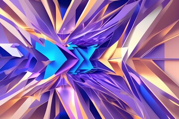 abstract blue background - Generate AI