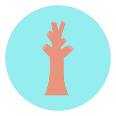 Obraz premium tree trunk icon