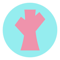 Obraz premium tree trunk icon