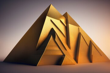 pyramid of gold - Generate AI