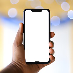 Main qui tiens un smartphone