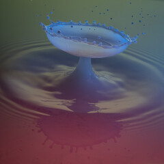 Macro Wassertropfen 
