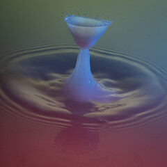 Macro Wassertropfen 