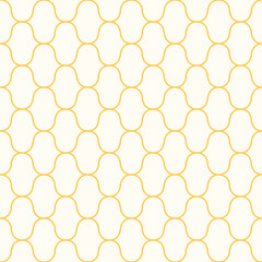 Gold Wave pattern seamless abstract background. Stripes wave pattern white and gold for design.	