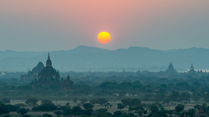 Bagan was the capital of Myanmar from the 9th to 13th century and from 11th to 13th centuries several thousand temples and pagodas were constructed here.