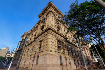 Fototapeta premium Ancient building of Court of Justice of the Sao Paulo state. Brazil