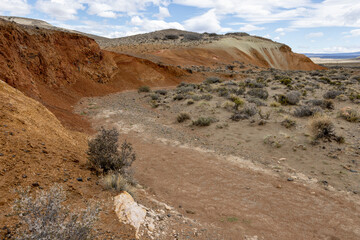 Walk through the beautiful Tierra de Colores in Parque Patagonia in Argentina, South America