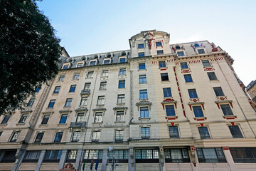 Fototapeta premium Old building of the Sao Paulo downtown, Brazil