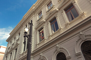  of historic building of Secretary of Justice of Sao Paulo city, Brazil