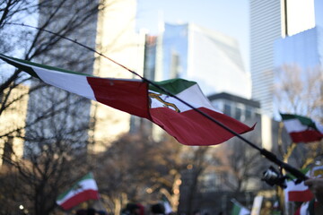 The Iranian flag