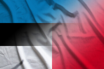 Estonia and Malta state flag transborder contract MLT EST