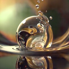 slow motion splash wather